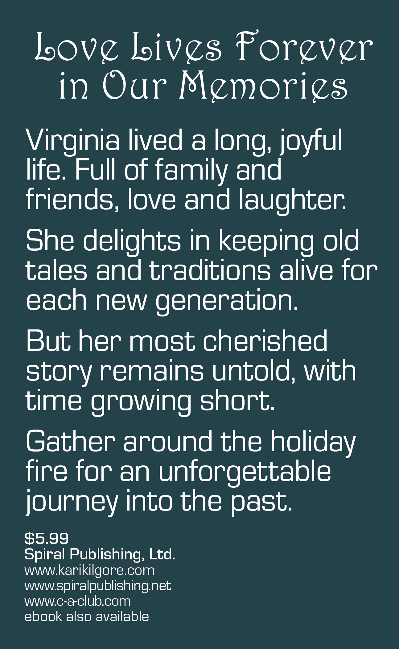 Virginia's Last Old Christmas Eve