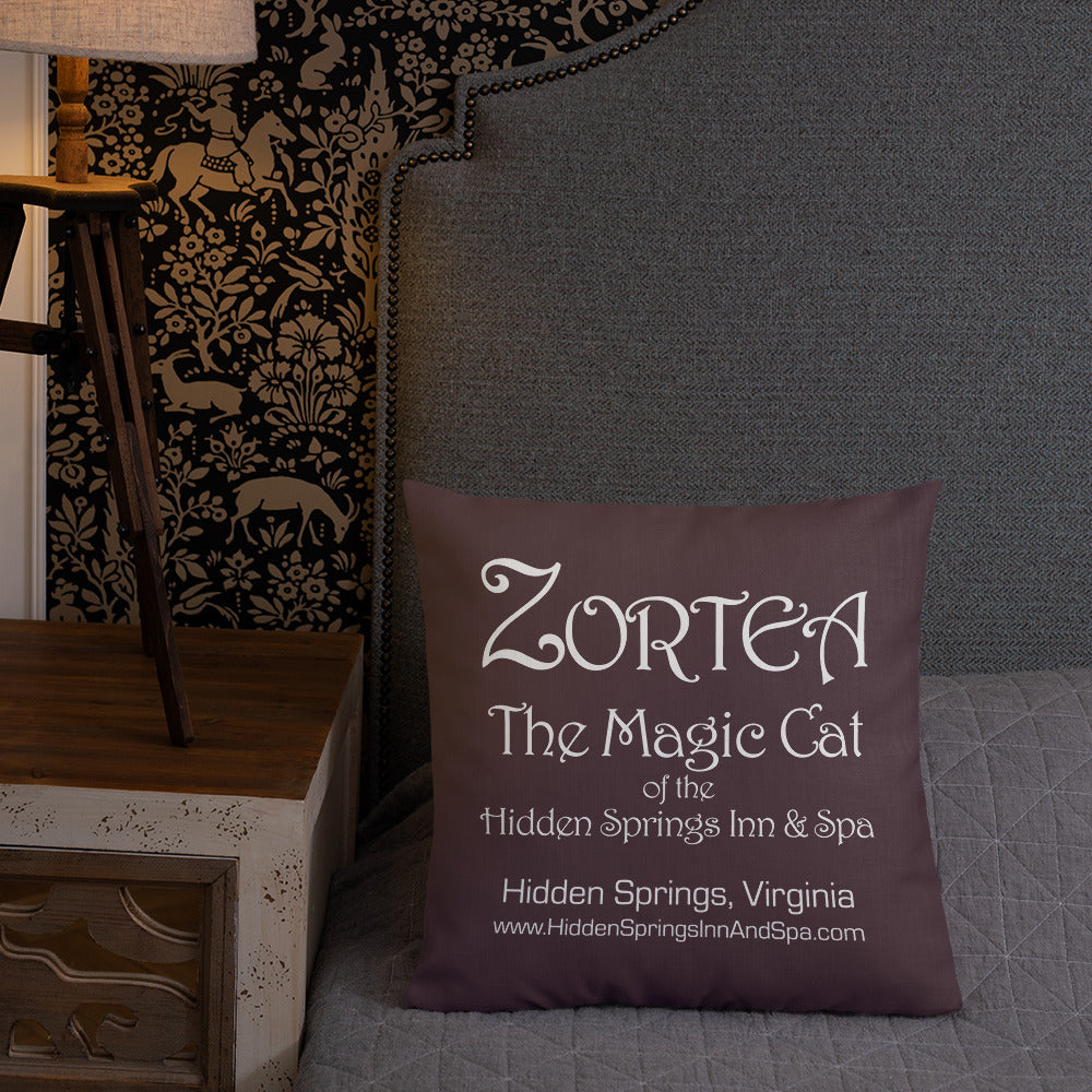 Zortea the Magic Cat Premium Pillow