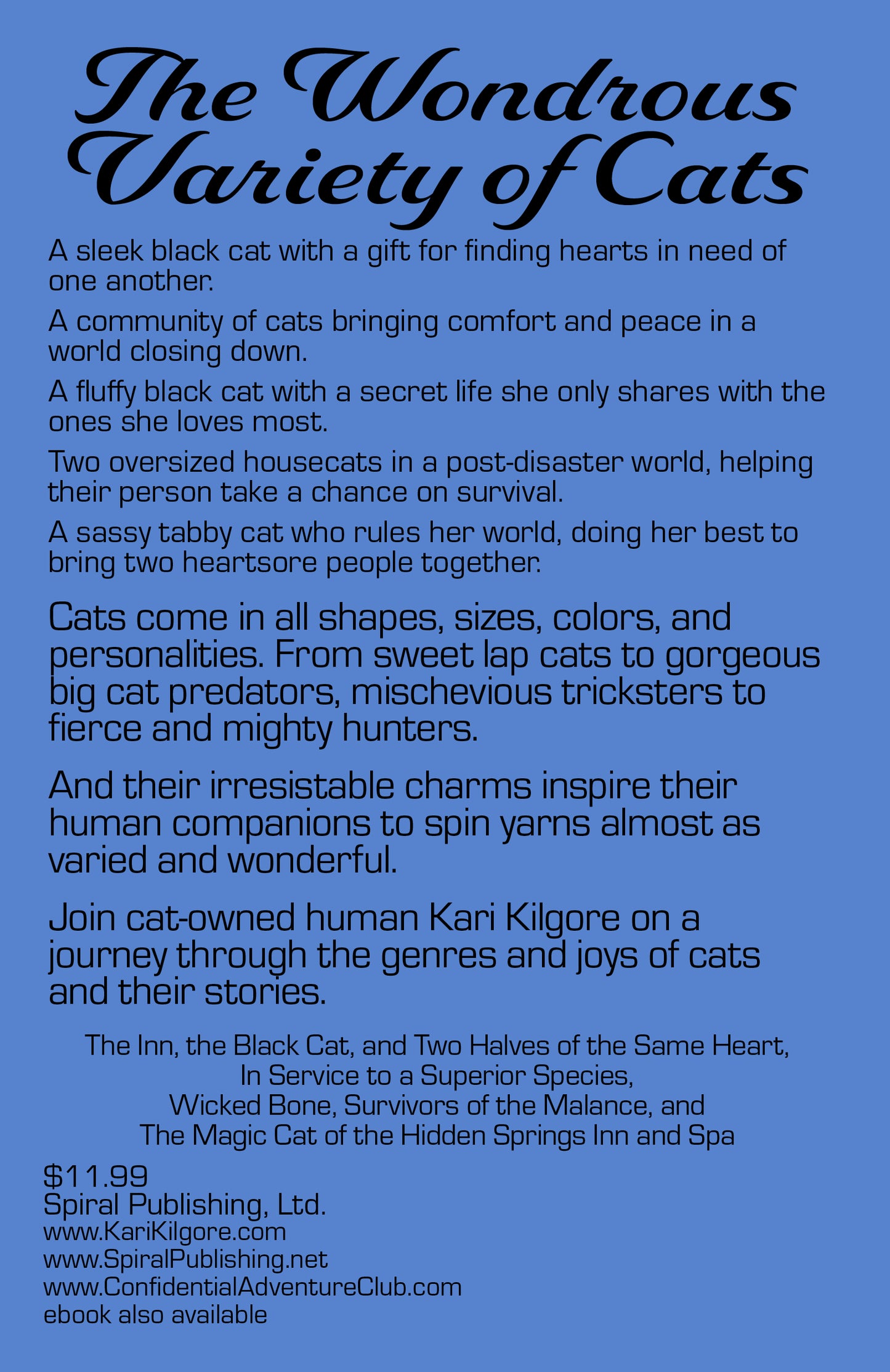 A Kaleidoscope of Cat Tales: Five Stories of Cats and People Who Love Them